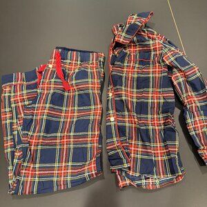 J. Crew Scotch Plaid Tartan Pajamas